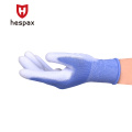 Hespax Guantes de PU personalizados de alta calidad anti estátatios